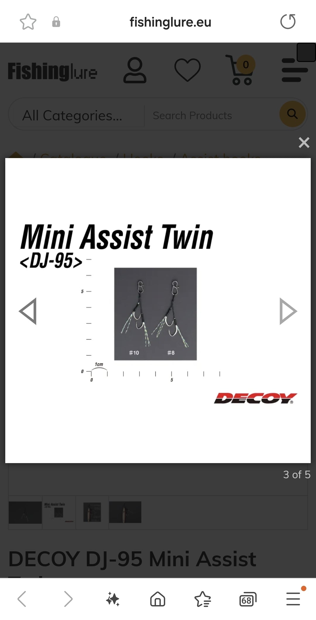 Decoy Mini micro assist hooks